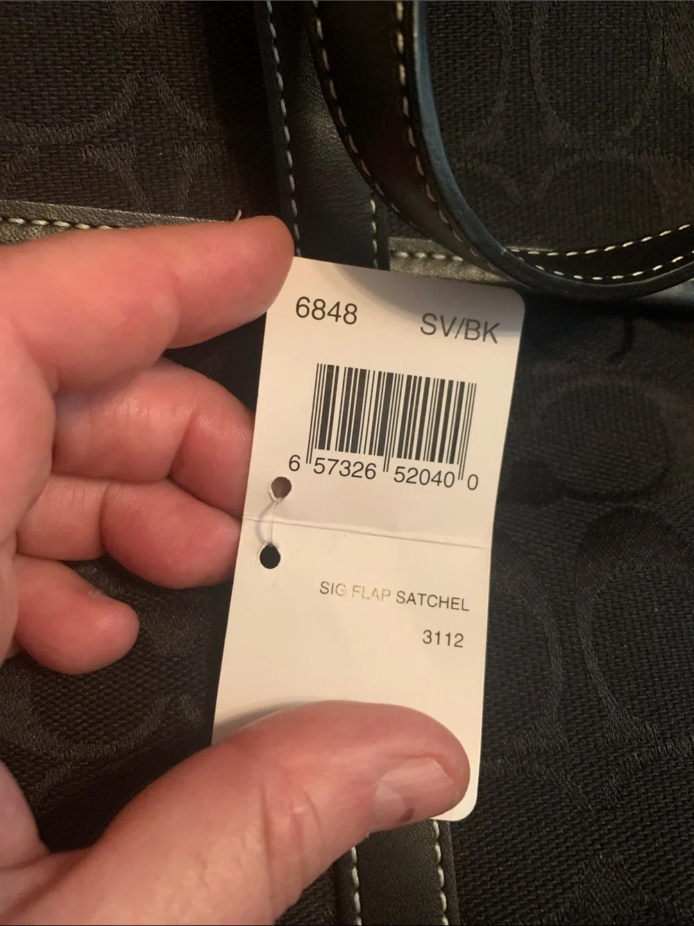 Coach satchel black